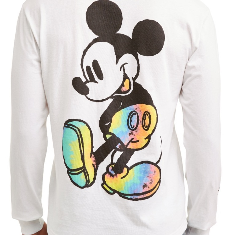 Disney Mickey Tie-Dye Rainbow Longsleeve